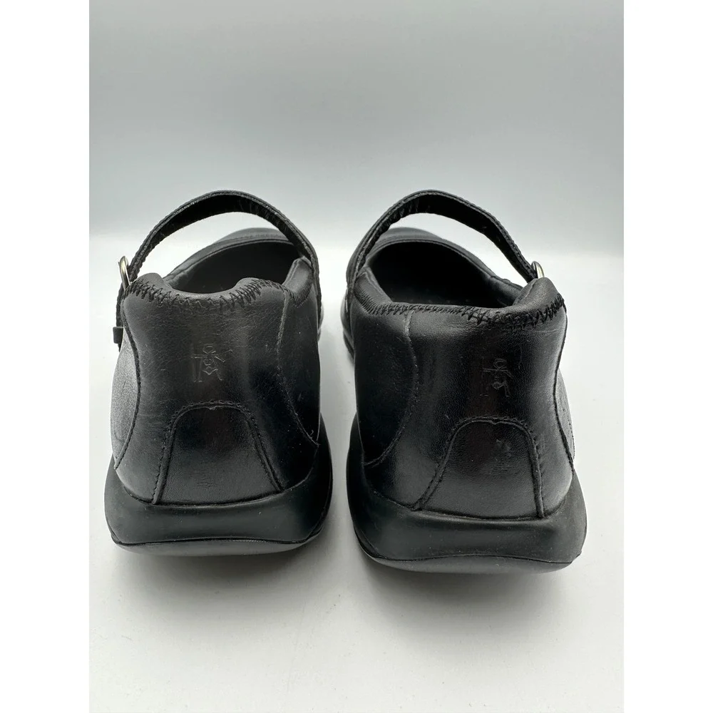 MBT Tunisha Mary Jane Shoes Sz 7 Black Leather Rocker Bottom Toner Walk Platform